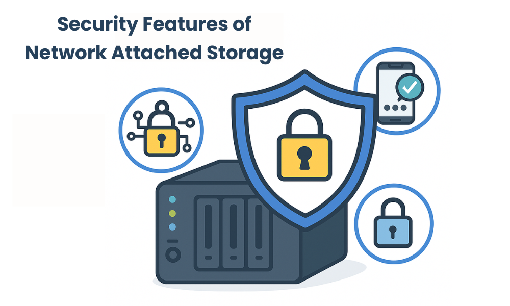 Security features of network attached storage systems.
